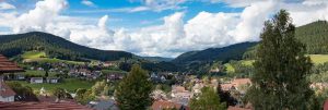 Ausblick vom Hotel über Baiersbronn